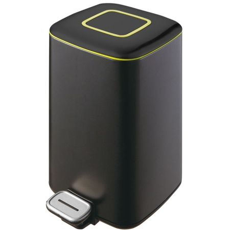 Ведро квадратное черное