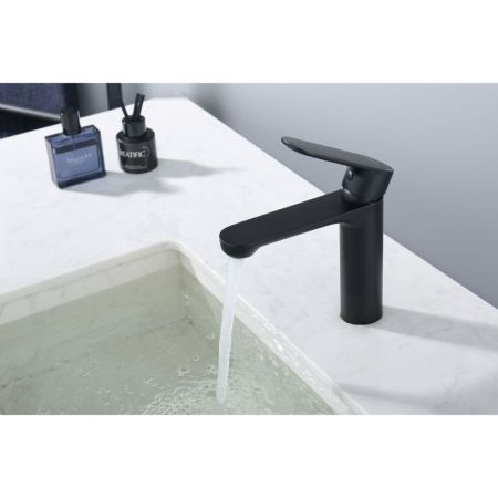 Смеситель для раковины Splenka S222.10.06, черный