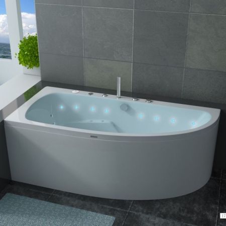 Акриловая ванна SSWW A1902 CGSP 175х80 L с гидромассажем