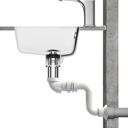 Сифон для умывальника и биде EXCELLENT с гофрой, артикул INPU.8075628.WH