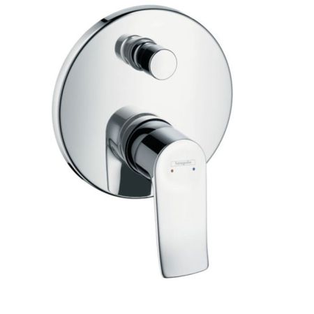 HG Metris Смеситель для ванны, встраиваемый, переключатель вакумный, внешняя часть, цвет: хром, артикул 31493000