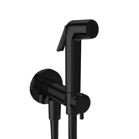 Almar Гигиенический комплект с прогрессивным смесит., без втраиваемой части, черный матовый, артикул E136009.MB