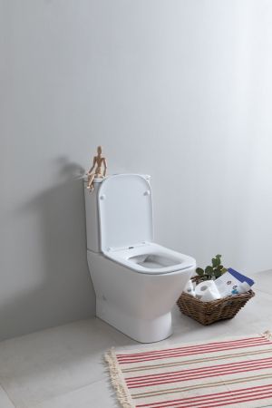 Чаша унитаза Aquanet Fine Rimless FINE-C Soft Close, артикул FINE-C