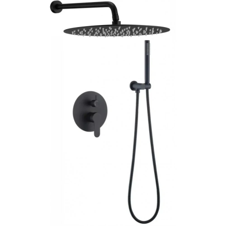 Душевой комплект BERGES VENTAS 2R BLACK, черный матовый, артикул 073004