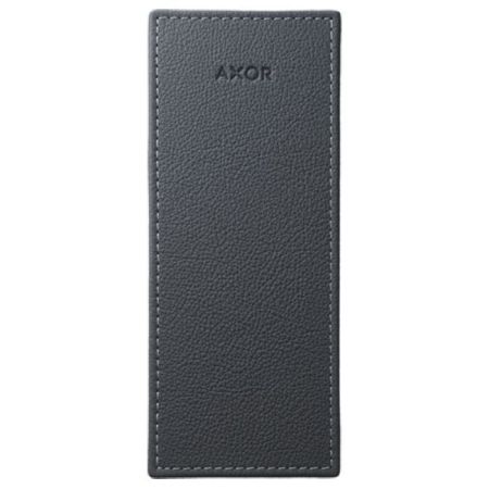 AX MyEdition Панель для смесителя на излив 200, кожа, цвет: серый, артикул 47916000