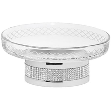 Настольная мыльница ROYALE CRISTAL ХРОМ, артикул 10930-CR