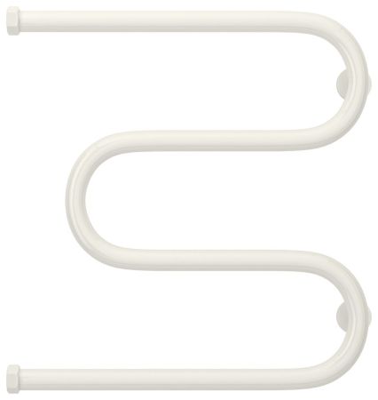 Полотенцесушитель водяной "М-обр.+" 500х500 Н. Г. 1" (Белый), артикул 12-4007-5050