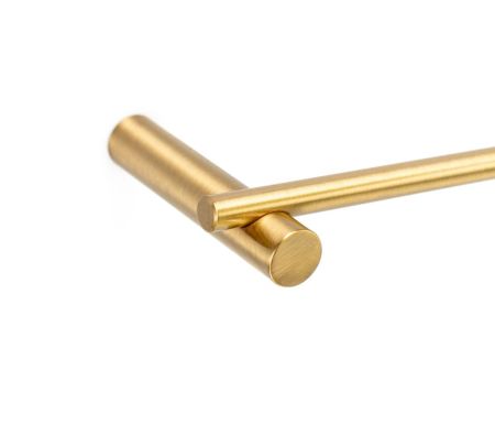 Stil Haus Hashi, полотенцедержатель, длина 30 см, цвет золото сатин, артикул HS06(15)
