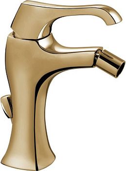 Emmevi Ares, однорычажный смеситель для биде с донным клапаном, цвет бронза