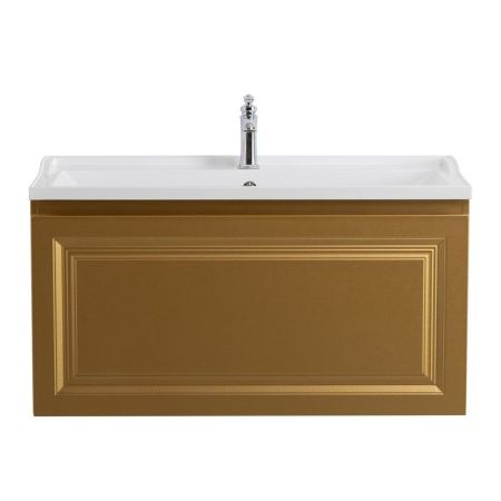 Раковина из искусственного мрамора, 1000x450x179, CZR-1000/450-LV-MR-FS, артикул CZR-1000/450-LV-MR-FS