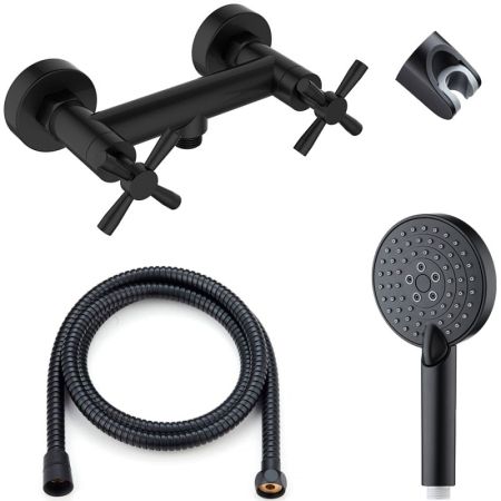 Смеситель для душа Orange Mia M34-320B Черный, артикул M34-320B