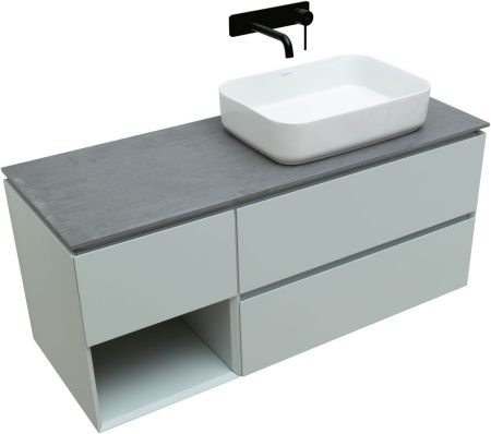Тумба под раковину Allen Brau Infinity 120 1.21007.PWM R папирус матовый, артикул 1.21007.PWM