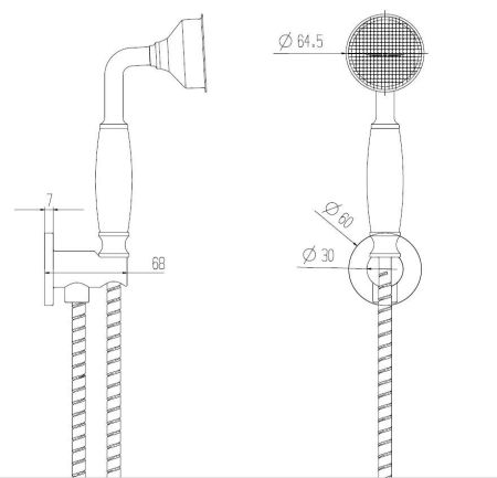 Система Marbella Top душевая встраиваемая BOCH MANN BM8732, артикул BM8732