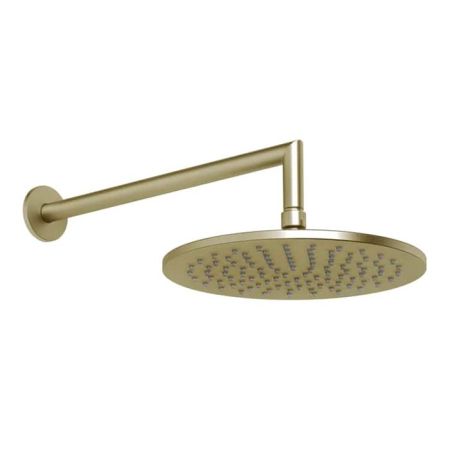 GESSI Ingranaggio Верхний душ с кронштейном D250 мм, цвет Brushed Brass PVD, артикул 63348#727