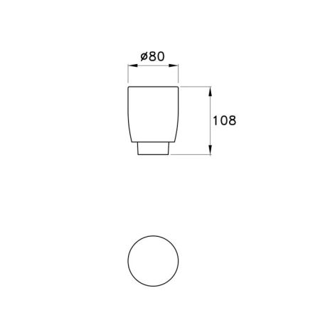 Stella Bamboo Прозрачный стеклянный стакан B012, артикул BT 10007 VTR0