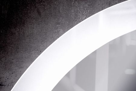 Xpertials Lumix, зеркало Ø120 см, 2 датчика: LED подсветка с регулировкой яркости и антизапотевание, артикул 84354135-68380