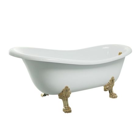 Ванна из искусственного камня Veragio Gialetta 170x80 26932 ножки Золото, артикул 26932