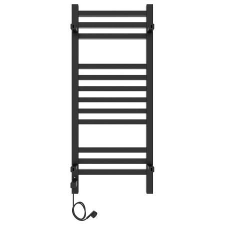 Полотенцесушитель электро "Астор ЧКЧ12 350х900", черный муар, правый