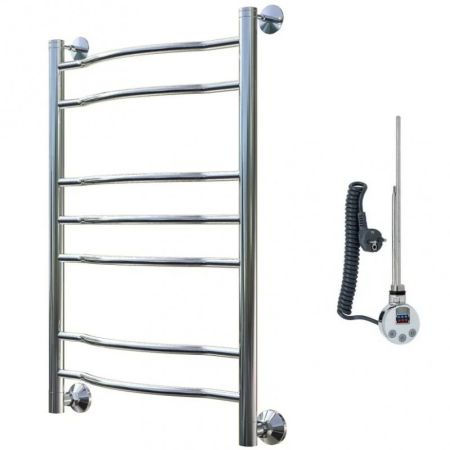 Электрический полотенцесушитель Тругор Лотос 3 элТЭН 80x50 Хром, артикул Лотос3/элТЭН8050