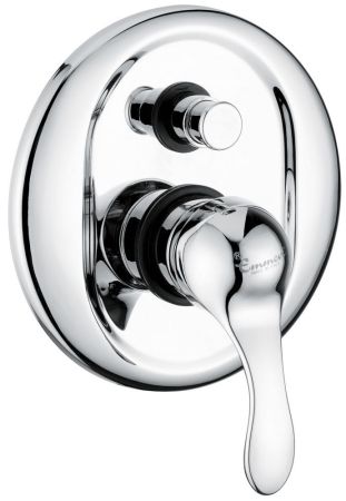 Внутристенный смеситель Melody на 2 выхода, цвет хром, артикул 11019CR