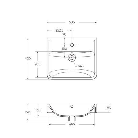 Мебель для ванной комнаты BELBAGNO NEON 500, артикул NEON-500-2C-SO-RS