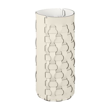 ADJ Зонтнтица Dubai, D22xH51 см., цвет: панна котта/белый, артикул 2251.16/10