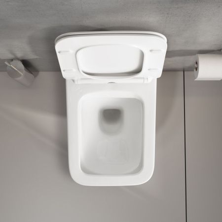 Унитаз подвесной WesnaArt KUBUS 205-KUB13, белый, артикул 205-KUB13