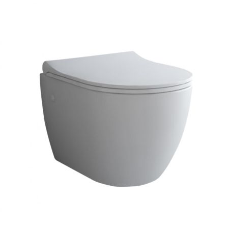 Комплект BERGES: инсталляция NOVUM, кнопка D7, унитаз OKUS, сидение дюропласт Toma Slim SO, артикул 043262