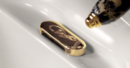 Kerasan Waldorf Заглушка для перелива, цвет золото