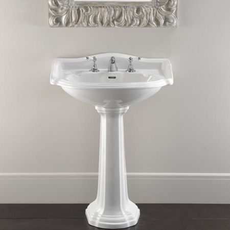 Devon Oxford Пьедестал для раковины, цвет: белый