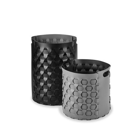 ADJ Круглая корзина Dubai, D40xH40 см., цвет: серый/черный, артикул 2050.03/01