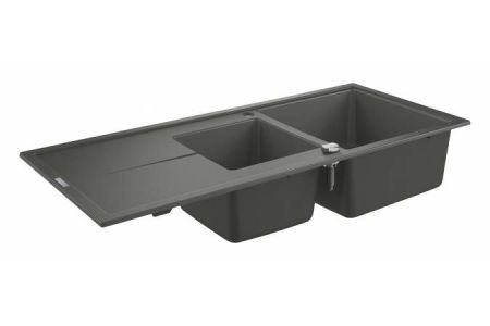 Мойка GROHE K400 с 1,5 чашей, серый гранит (31643AT0)