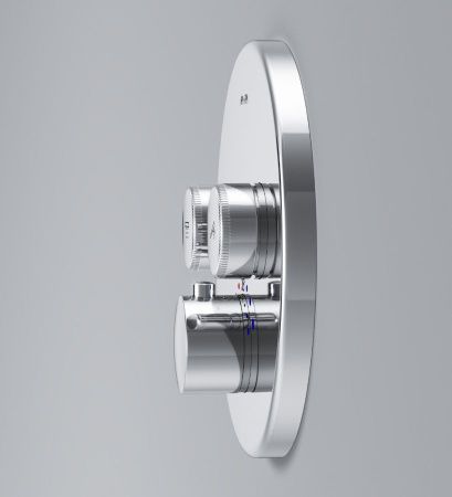 F50A85700 Inspire V2.0, TouchReel смеситель для 2 потребителей с термостатом, монтируемый в стену, х F50A85700 Inspire V2.0, TouchReel смеситель для 2 потребителей с термостатом, монтируемый в стену, х