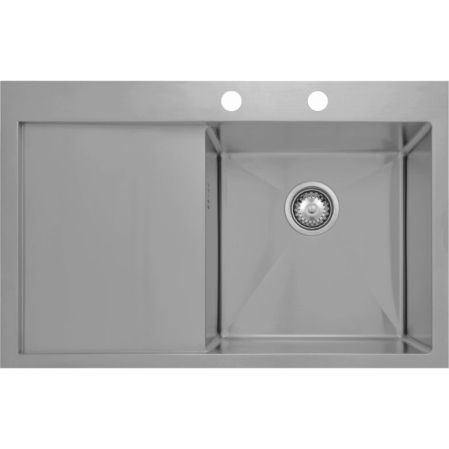 Мойка Seaman Eco Marino SMV-780L, два отверстия (Ø35мм), комплектация с вентиль-автоматом, артикул SMV-780L.B