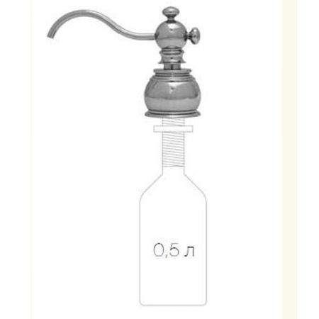 Дозатор для жидкого мыла Migliore Complementi ML.COM-50.110 CR (хром), артикул ML.COM-50.110.CR