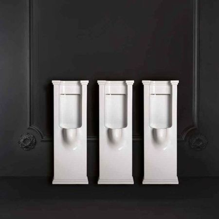 Kerasan Waldorf Писсуар напольный с сифоном и комплектом крепежей, цвет белый