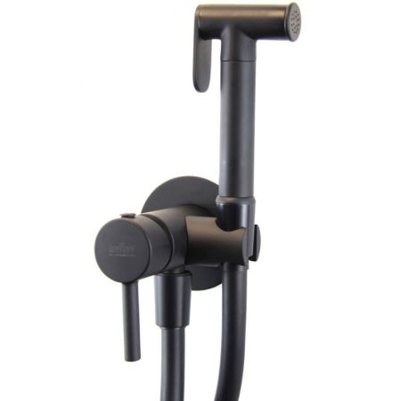 Гигиенический душ со смесителем Webert Sax Evolution SE870303560 Черный матовый