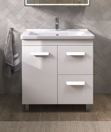 Тумба под раковину напольная VIGO Nova tn.NOV.MIR.80.1D.2Y, 80 см, артикул tn.NOV.MIR.80.1D.2Y