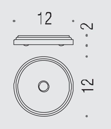 Colombo Hermitag Мыльница настольная, цвет: античная бронза, артикул B3340.OA