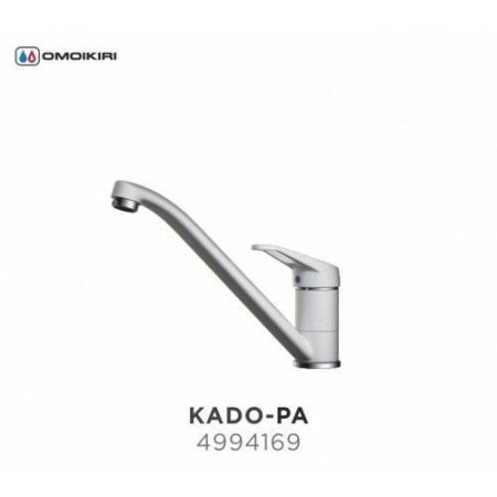 Смеситель для кухни, OMOIKIRI, Kado, тип открывания воды-однорычажный, тип регулирования воды-керамический картридж, монтаж-на раковину/столешницу, отверстия для монтажа-1, высота, мм-176, вынос излива, мм-259, тип излива-поворотный, тип подводки-гибкая,
