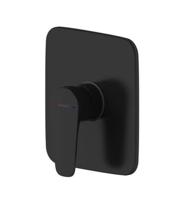 Смеситель для душа встраиваемый на 1 потока Bravat Source PB8173218BW-ENG, черный