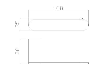 Держатель для туалетной бумаги без крышки WONZON & WOGHAND CARBON, Черный (WW-7716), артикул WW-7716