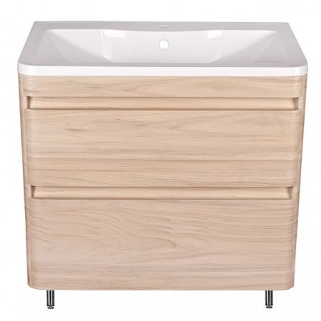 Тумба напольная "Атлантика 60", Люкс ясень перламутр, PLUS