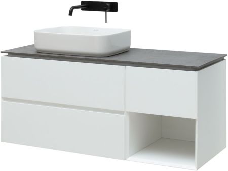 Тумба под раковину Allen Brau Infinity 120 1.21005.WM L белый матовый, артикул 1.21005.WM