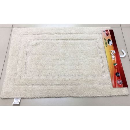 Коврик для ванной "Классика" одинарный, ваниль 50*70cm
