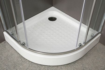 Душевой уголок BelBagno Uno R-2 90x90 профиль Хром стекло прозрачное