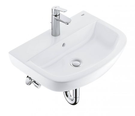 Набор для ванной GROHE Bau Ceramic: раковина, смеситель StartEdge и сифон (39471000)