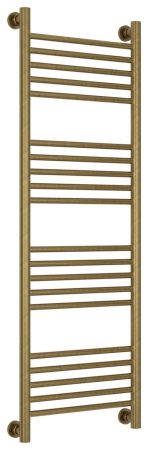 Полотенцесушитель водяной "Богема+" прямая 1200х400 (Состаренная БРОНЗА)
