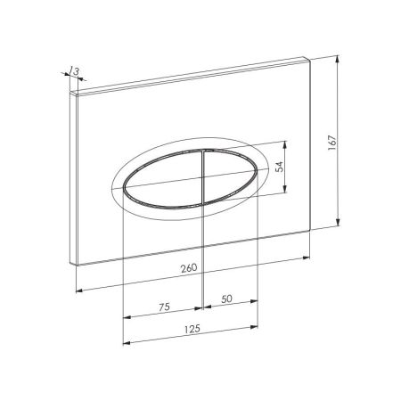 Клавиша смыва DK черный Rhein.Marx (DB1399025), артикул DB1399025