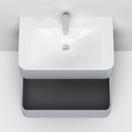 Тумба под раковину AM.PM Sensation 80 M30FHX0802FG подвесная Серый шелк, артикул M30FHX0802FG